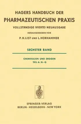List / Hörhammer |  Chemikalien und Drogen Teil A: N-Q | eBook | Sack Fachmedien