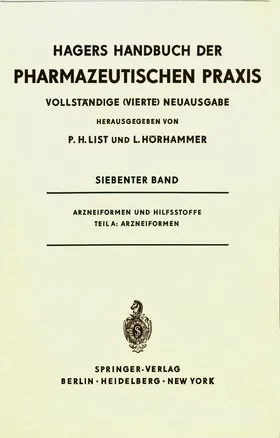 List / Hörhammer |  Arzneiformen und Hilfsstoffe | Buch |  Sack Fachmedien