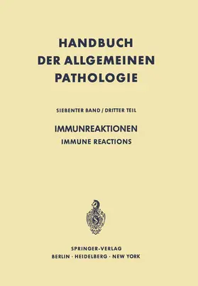 Bürki / Cottier / Studer |  Immunreaktionen / Immune Reactions | Buch |  Sack Fachmedien