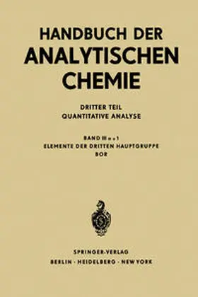  Elemente der Dritten Hauptgruppe Bor | eBook | Sack Fachmedien