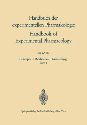 Brodie / Gillette | Concepts in Biochemical Pharmacology | Buch | 978-3-642-65054-3 | www.sack.de