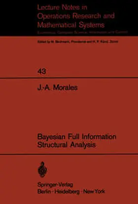Morales |  Bayesian Full Information Structrual Analysis | eBook | Sack Fachmedien