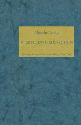 Unsöld |  Sterne und Menschen | eBook | Sack Fachmedien