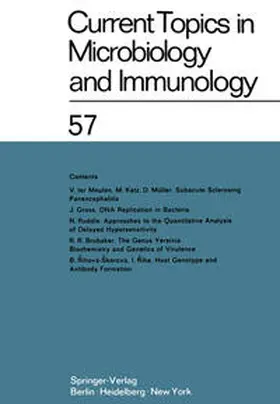 Arber / Braun / Rott |  Current Topics in Microbiology and Immunology | eBook | Sack Fachmedien