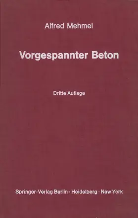Mehmel |  Vorgespannter Beton | Buch |  Sack Fachmedien