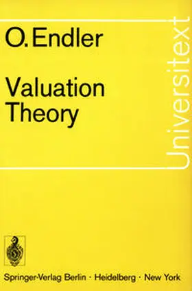 Endler | Valuation Theory | E-Book | www.sack.de