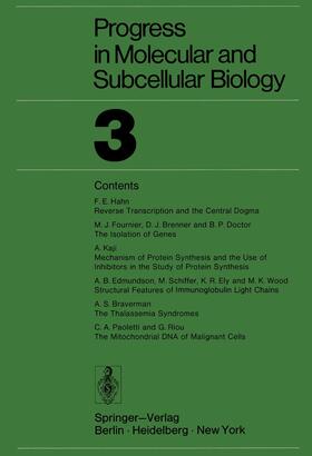 Rhoads | Progress in Molecular and Subcellular Biology 3 | Buch | 978-3-642-65580-7 | sack.de