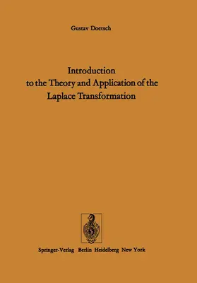 Doetsch / Nader |  Introduction to the Theory and Application of the Laplace Transformation | Buch |  Sack Fachmedien