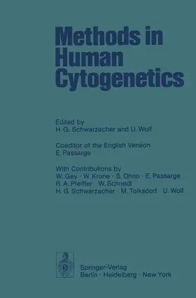 Schwarzacher / Wolf |  Methods in Human Cytogenetics | Buch |  Sack Fachmedien