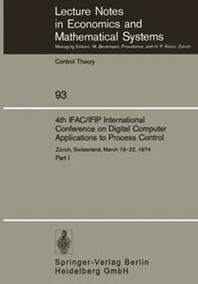 Mansour / Schaufelberger |  4th IFAC/IFIP International Conference on Digital Computer Applications to Process Control | eBook | Sack Fachmedien