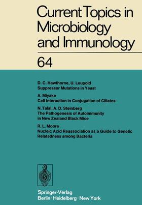 Arber / Rott / Haas |  Current Topics in Microbiology and Immunology | Buch |  Sack Fachmedien