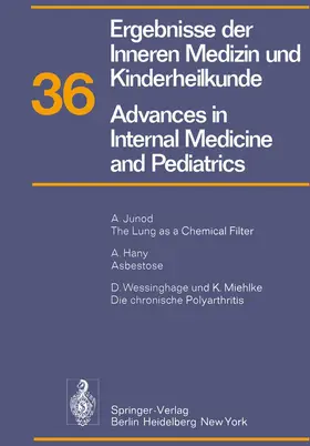 Frick / Harnack / Martini |  Ergebnisse der Inneren Medizin und Kinderheilkunde / Advances in Internal Medicine and Pediatrics | Buch |  Sack Fachmedien