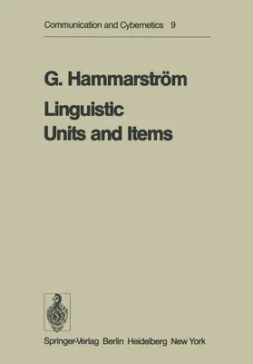 Hammarström |  Linguistic Units and Items | Buch |  Sack Fachmedien
