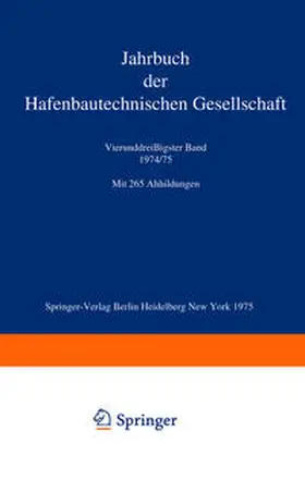 Bolle / Kühn |  Jahrbuch der Hafenbautechnischen Gesellschaft | eBook | Sack Fachmedien