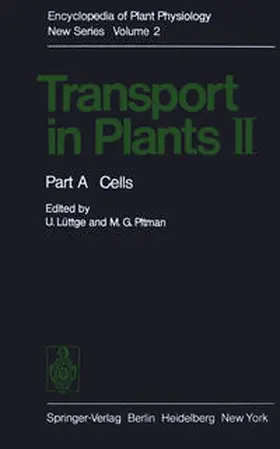Lüttge / Pitman |  Transport in Plants II | eBook | Sack Fachmedien