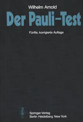 Arnold |  Der Pauli-Test | eBook | Sack Fachmedien