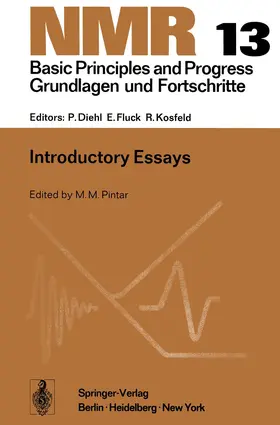 Pintar |  Introductory Essays | Buch |  Sack Fachmedien