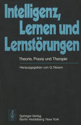 Nissen | Intelligenz, Lernen und Lernstörungen | E-Book | www.sack.de