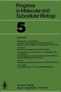  Progress in Molecular and Subcellular Biology | Buch |  Sack Fachmedien