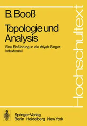 Booss |  Topologie und Analysis | eBook | Sack Fachmedien