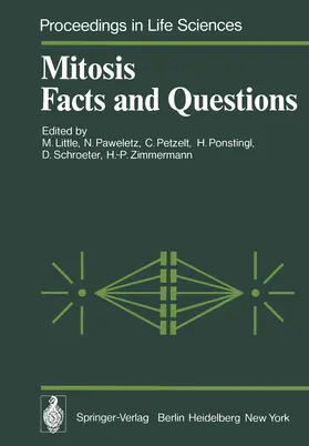 Little / Paweletz / Petzelt |  Mitosis Facts and Questions | Buch |  Sack Fachmedien