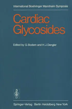 Bodem / Dengler |  Cardiac Glycosides | eBook | Sack Fachmedien