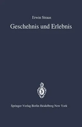 Straus |  Geschehnis und Erlebnis | eBook | Sack Fachmedien