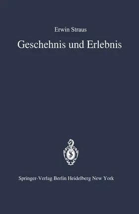 Straus |  Geschehnis und Erlebnis | Buch |  Sack Fachmedien