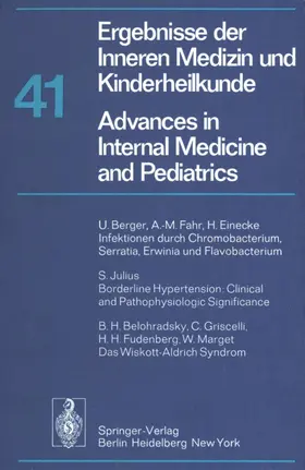 Frick / Harnack / Martini |  Ergebnisse der Inneren Medizin und Kinderheilkunde / Advances in Internal Medicine and Pediatrics | Buch |  Sack Fachmedien