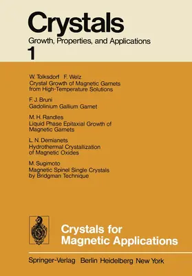 Rooijmans |  Crystals for Magnetic Applications | Buch |  Sack Fachmedien