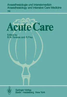 Tavares / Frey |  Acute Care | eBook | Sack Fachmedien