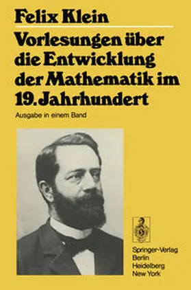 Klein |  Vorlesungen über die Entwicklung der Mathematik im 19. Jahrhundert | eBook | Sack Fachmedien