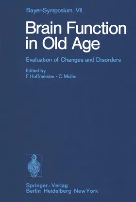 Hoffmeister / Müller |  Brain Function in Old Age | Buch |  Sack Fachmedien