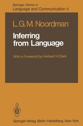 Noordman |  Inferring from Language | Buch |  Sack Fachmedien