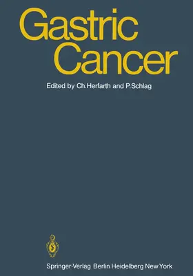 Herfarth / Schlag |  Gastric Cancer | Buch |  Sack Fachmedien