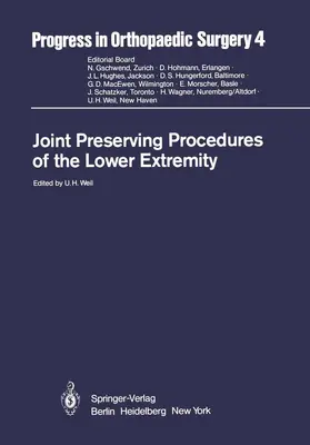 Weil |  Joint Preserving Procedures of the Lower Extremity | Buch |  Sack Fachmedien