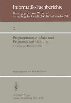 Hoffmann |  Programmiersprachen und Programmentwicklung | eBook | Sack Fachmedien