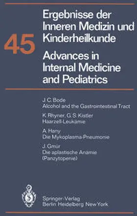 Frick / Harnack / Martini |  Ergebnisse der Inneren Medizin und Kinderheilkunde / Advances in Internal Medicine and Pediatrics | eBook | Sack Fachmedien
