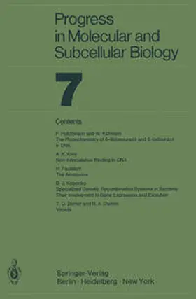  Progress In Molecular and Subcellular Biology | eBook | Sack Fachmedien