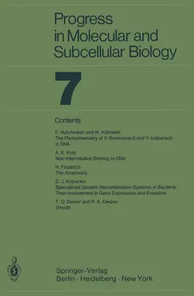  Progress In Molecular and Subcellular Biology | Buch |  Sack Fachmedien