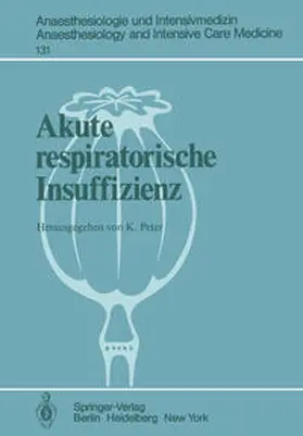 Peter |  Akute respiratorische Insuffizienz | eBook | Sack Fachmedien