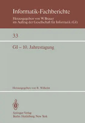 Wilhelm |  GI - 10. Jahrestagung | eBook | Sack Fachmedien