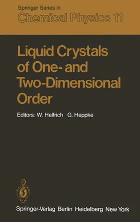 Heppke / Helfrich |  Liquid Crystals of One- and Two-Dimensional Order | Buch |  Sack Fachmedien