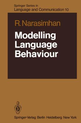 Narasimhan |  Modelling Language Behaviour | Buch |  Sack Fachmedien