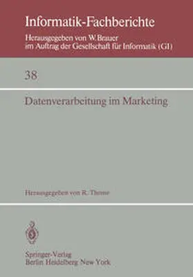 Thome |  Datenverarbeitung im Marketing | eBook | Sack Fachmedien