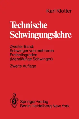 Klotter |  Technische Schwingungslehre | Buch |  Sack Fachmedien