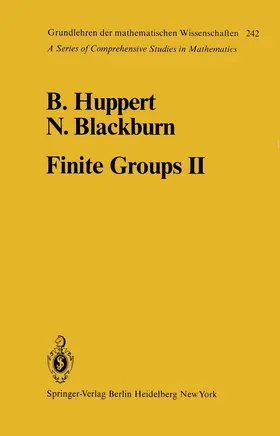 Huppert / Blackburn |  Finite Groups II | Buch |  Sack Fachmedien