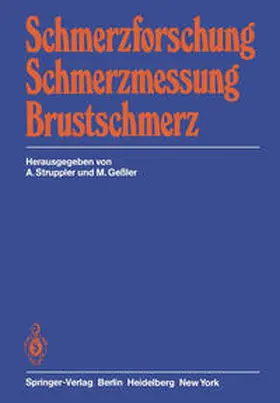 Struppler / Gessler |  Schmerzforschung Schmerzmessung Brustschmerz | eBook | Sack Fachmedien