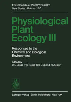 Lange / Nobel / Osmond |  Physiological Plant Ecology III | eBook | Sack Fachmedien