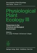 Lange / Ziegler / Nobel |  Physiological Plant Ecology III | Buch |  Sack Fachmedien